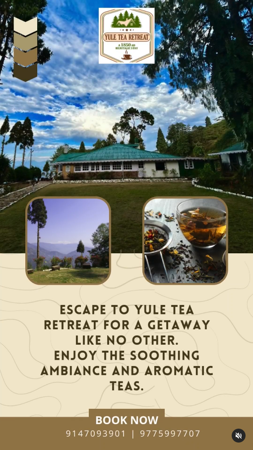 Yule Tea Retreat provides you with luxurious accommodation along with calmness & peace